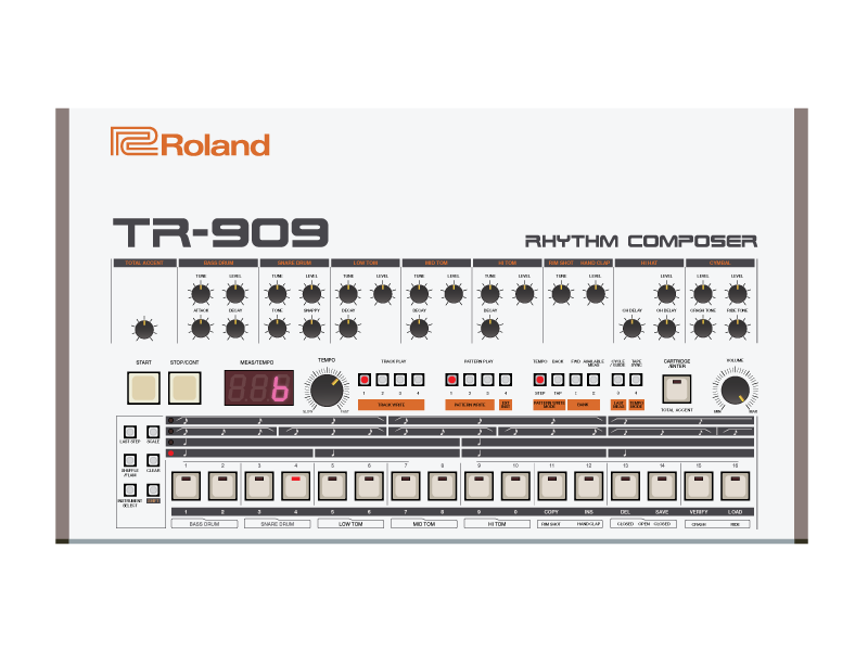 Tr 909 By Luke Ratcliffe On Dribbble