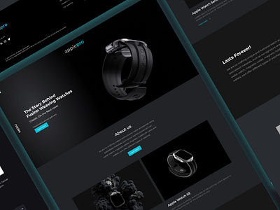 Applopro Watches website UI/UX exploration