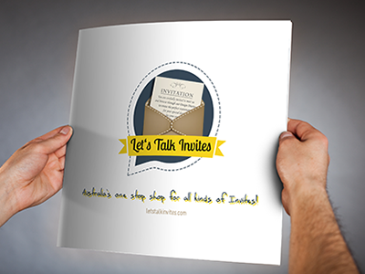 Let's Talk Invites! branding brochure identity print