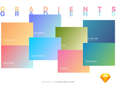 32 Gradients For Web/UI