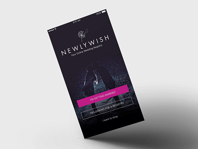 Newlywish app ios iphone mobile new york product design toronto ui ux wedding