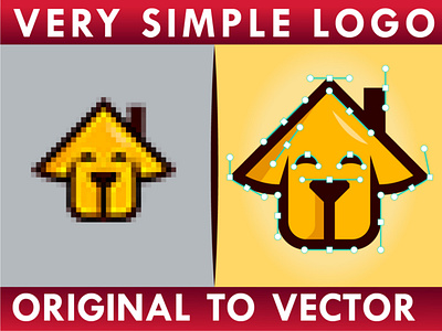 I will do Vector tracing, vectorize image convert logo to Vector design icon illustration minimal vector