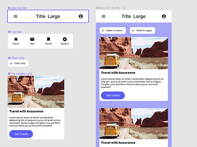 Travel App app design travel ui