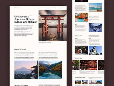 Longread Page Design article blog blog page concept creative design japan longread typography ui ux web design website