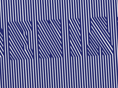 Denial Cover Close Up illustrator lines op art typography