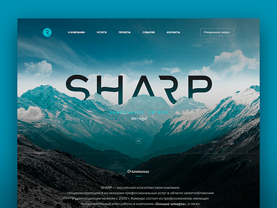 Sharp Law clean law simple ui ux webdesign