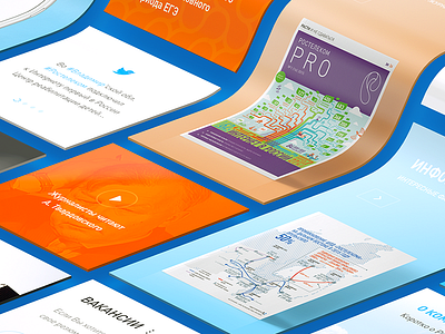 New rostelecom.ru blue cards clean design flat orange rostelecom telecom ui ux web