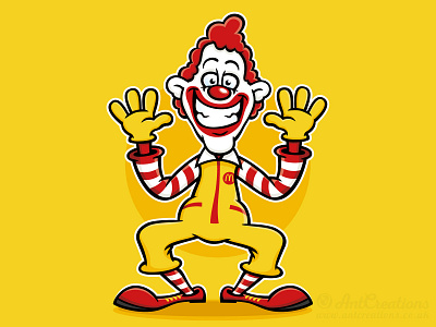 Ronald McDonald Cartoon