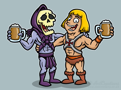 He-Man and Skeletor Cartoon
