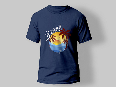 Beach T-Shirt Design beach t shirt design branding shirt design t shirt design typography