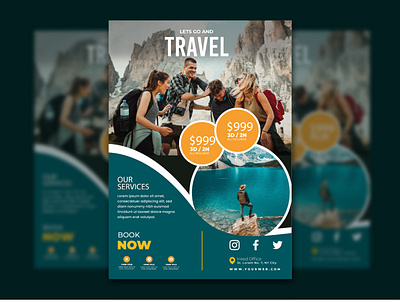 Professional Travel flyer design business flyer event flyer flyer flyer design party flyer poster design