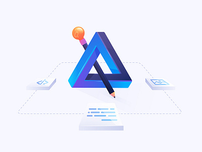Engineers as Marketers: the new Paradigm algolia content illustration marketing paradigme search triangle