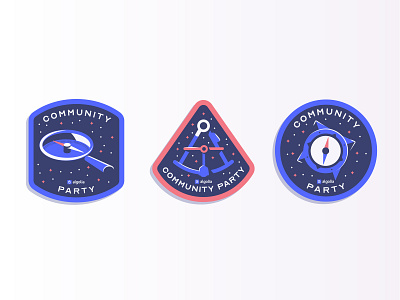 New Algolia Community party stickers