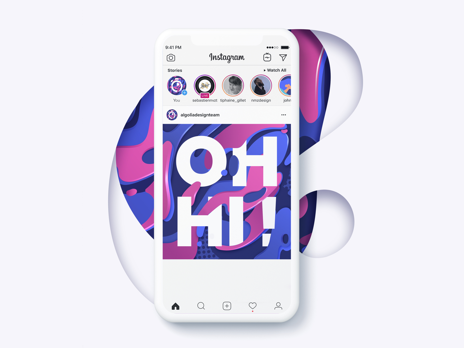 Algolia Design Team algolia digital illustration instagram search vector