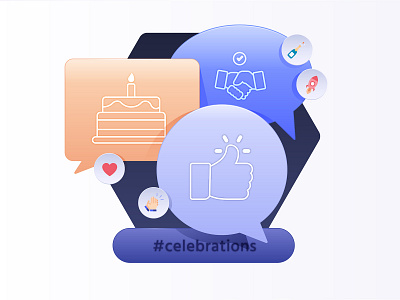 Celebrations at Algolia algolia celebration illustration search teamwork values