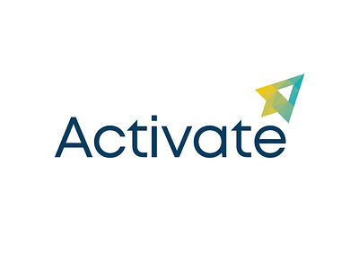Activate Conference branding conference cursor logo pixelated rocket technology