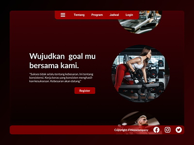 Gym Website Design gym uidesign webdesign