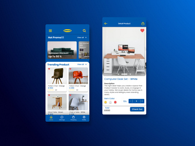 Furniture Shop Mobile App furniture ikea inspiration ui