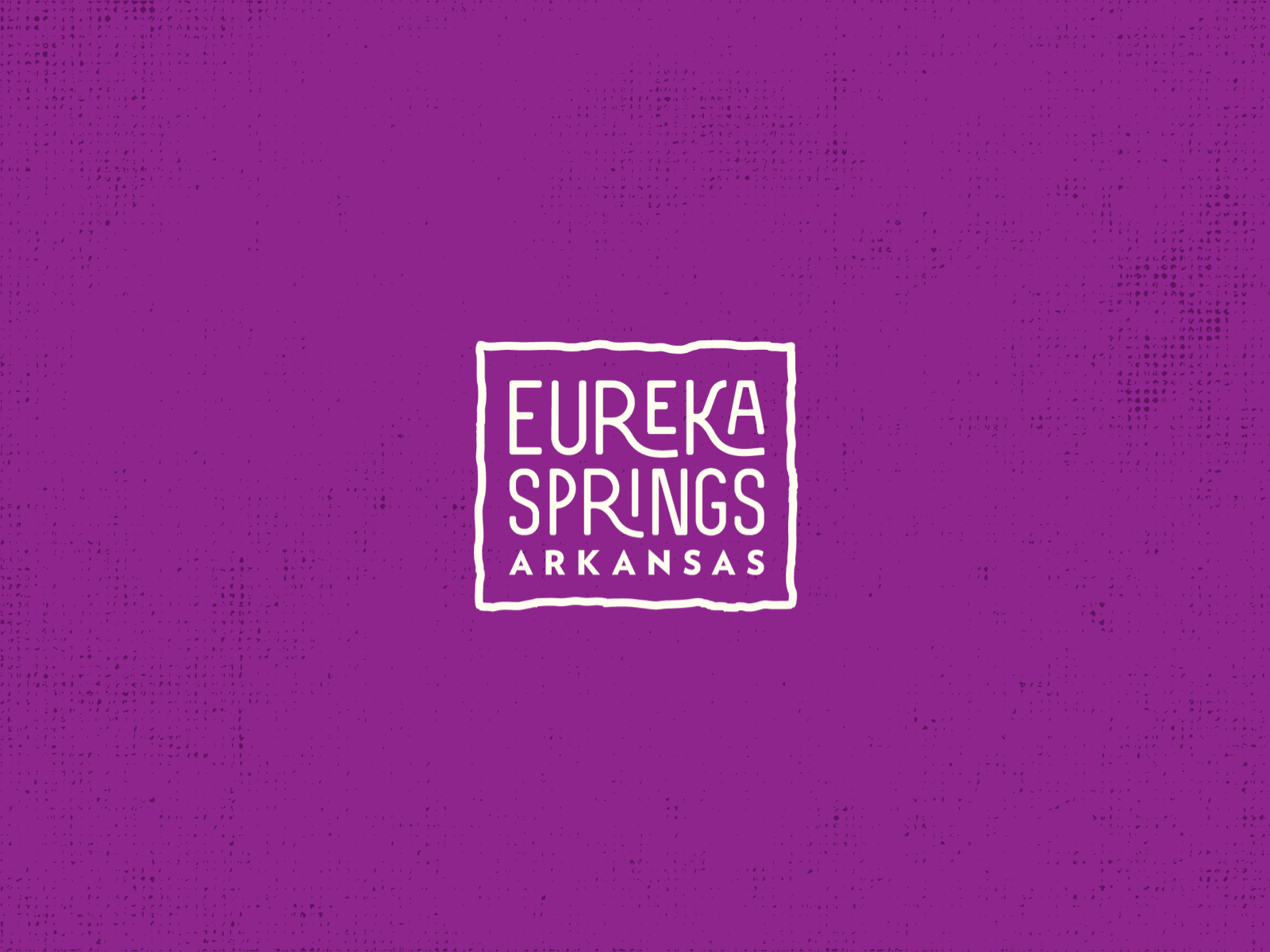 Eureka Springs, Arkansas Logo branding destination graphic design logo marketing typography