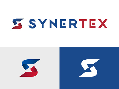Synertex Logo Concept branding gradient it logo logo mark