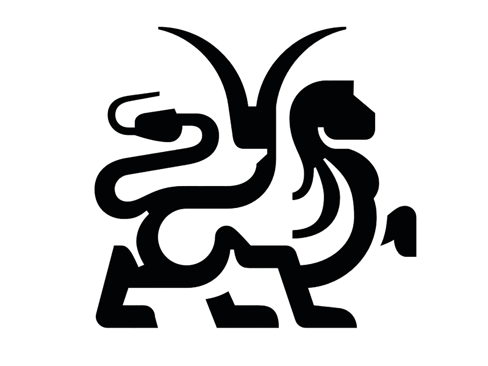 Chimera vector glyphs logo typography vector