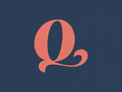 36 Days of Type – Q drop cap lettering q type typography