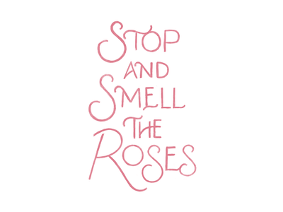 Roses handlettering ipad pro lettering