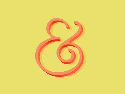 Ampersand IV ampersand character color glyph lettering type