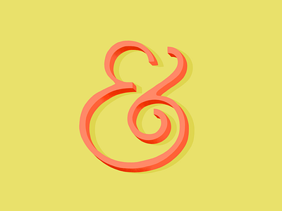 Ampersand IV ampersand character color glyph lettering type