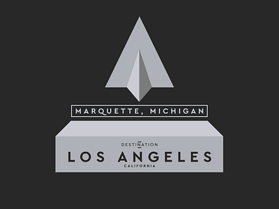 Marquette to California california marquette michigan paper airplane