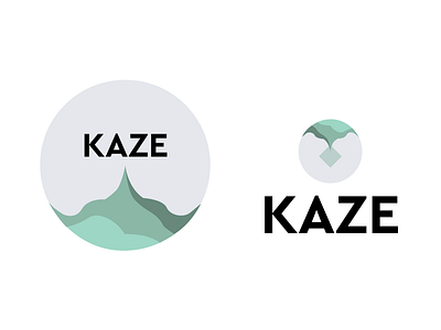 KAZE Concept brand circle identity type