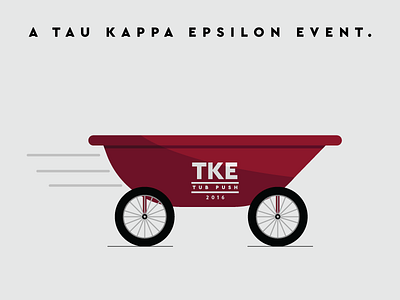 Tub Graphic (WIP) fraternity speed tau kappa epsilon tub volunteer wheels