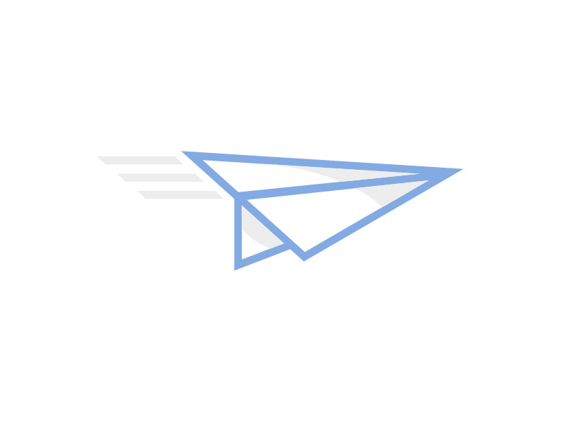 Gadabout World Travel (WIP) paper airplane travel illustrator vector