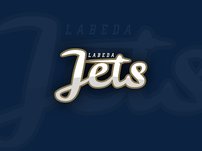 Labeda Jets Rebrand brand california design hockey identity illustrator roller hockey typography vector