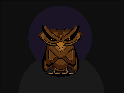 owllll animals characterdesign illustration minimal owl vector