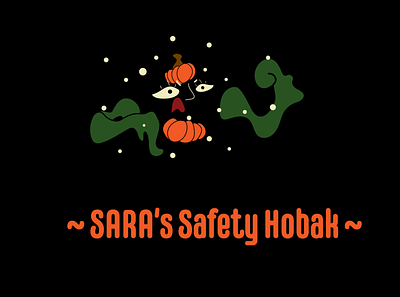 Sara's Safety Hobak animals characterdesign hobak illustration koreanpumpkin magic pumpkin safety sara shozda squash strangerdanger