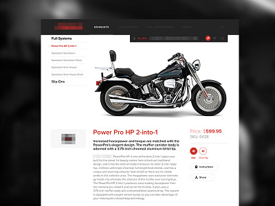 UI Motorcycle Parts Website