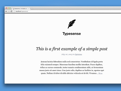 Typesense is almost there