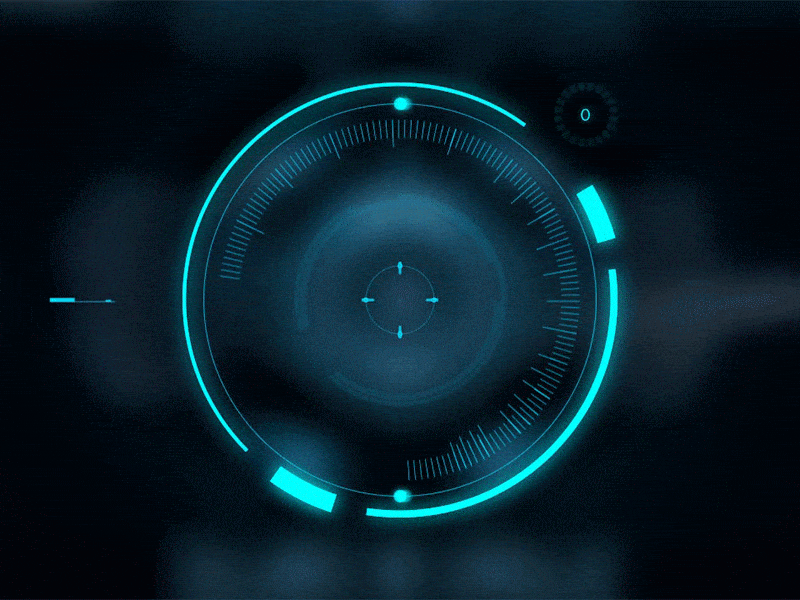 Auto Focusing Halo Lens animation circle dark digital futuristic gif hud interface sci fi