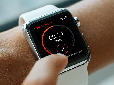 Apple Watch Fitness App apple application dark design fitness health track ui ux watch wearables