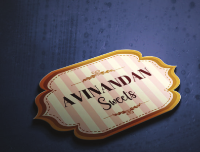 Avinandan Sweets design illustration logo