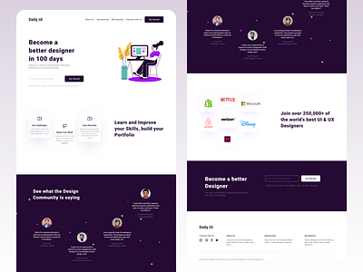 DailyUI Website Redesign branding dailyui design ui ux