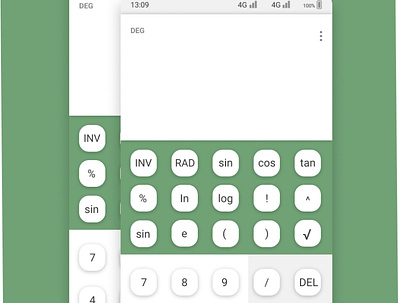 DailyUI day004: calculator App dailyui ui