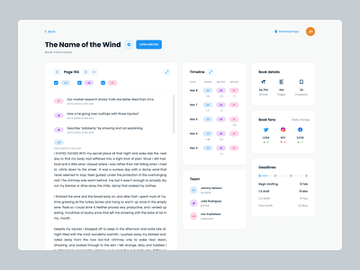 Book Collaboration Dashboard (Light)