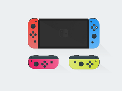 Nintendo Switch Illustration