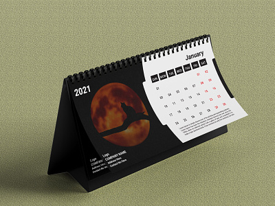 Modern Desk Calendar design