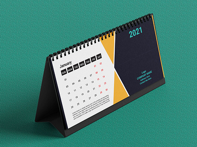 Modern Desk Calendar Design by Gias Uddinn on Dribbble