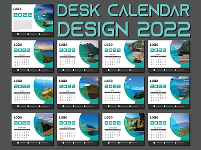 Modern & Unique Desk Calendar Design