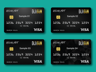 Modern Credit card design