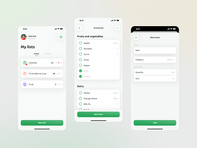 Smart List App | Handy Lists For Better Planning app concept dashboard design list mobile ui